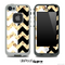 Vintage Treats & Black/White Chevron Pattern Skin for the iPhone 5 or 4/4s LifeProof Case