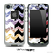 Color Zebra & Black/White Chevron Pattern Skin for the iPhone 5 or 4/4s LifeProof Case