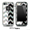 Black/White and Colorful Dotted V2 Chevron Pattern Skin for the iPhone 5 or 4/4s LifeProof Case
