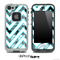 Large Chevron and Black Plaid Striped Skin for the iPhone 5 or 4/4s LifeProof Case