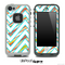 Large Chevron and Slanted Vintage Striped Skin for the iPhone 5 or 4/4s LifeProof Case