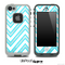 Large Chevron and Subtle Blue Skin for the iPhone 5 or 4/4s LifeProof Case