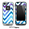 Large Chevron and Blue Magic Skin for the iPhone 5 or 4/4s LifeProof Case