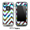 Large Chevron and Neon Wood Skin for the iPhone 5 or 4/4s LifeProof Case