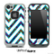 Large Chevron and Neon Robots Skin for the iPhone 5 or 4/4s LifeProof Case