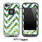 Large Chevron and Gold Sparkle V2 Skin for the iPhone 5 or 4/4s LifeProof Case