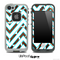 Large Chevron and Real Giraffe Skin for the iPhone 5 or 4/4s LifeProof Case