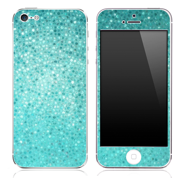Turquoise Tiled V3 Skin for the iPhone 3gs, 4/4s or 5