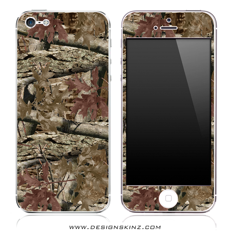 Vibrant Real Woods Camouflage V2 iPhone Skin
