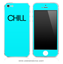 Turquoise Chill iPhone Skin