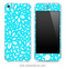 Turquoise Floral Sprout iPhone Skin