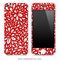 Floral Sprout Red iPhone Skin