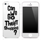 White "Can We Go Thrift Shopping" iPhone Skin