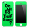 Green "Can We Go Thrift Shopping" iPhone Skin