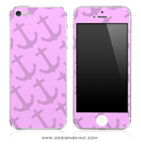 Pink Anchor Bundle iPhone Skin