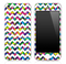 Neon Sprinkles under White Chevron Pattern Skin for the iPhone 3, 4/4s or 5