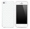 Subtle White Chevron Pattern Skin for the iPhone 3, 4/4s or 5