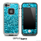 Glimmer Blue Turquoise Skin for the iPhone 5 or 4/4s LifeProof Case