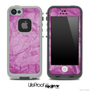 Crumpled Purple Paper Skin for the iPhone 5 or 4/4s LifeProof Case