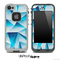 Blue Abstract Connect Skin for the iPhone 5 or 4/4s LifeProof Case