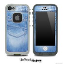 Blue Jeans with Pocket Skin for the iPhone 5 or 4/4s LifeProof Case