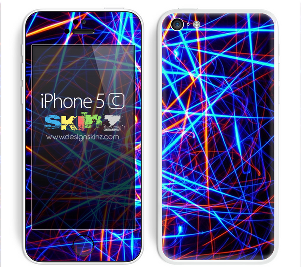 Neon Strobe Lights Skin For The iPhone 5c