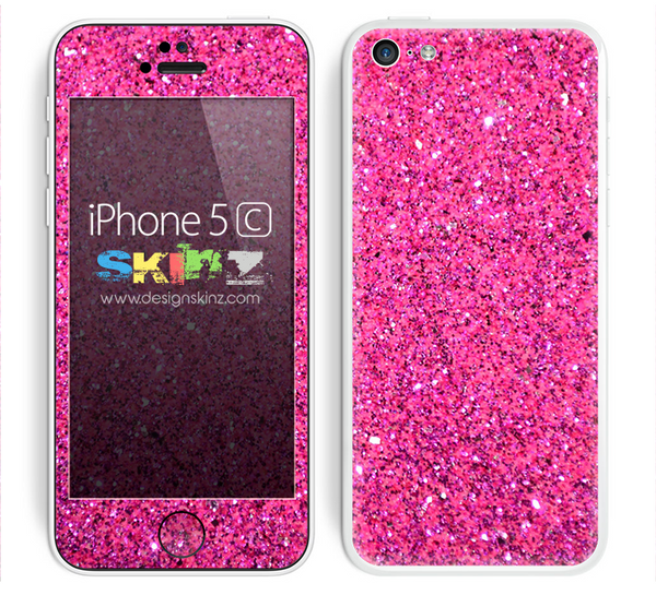 Pink Glitter Ultra Metallic Skin For The iPhone 5c