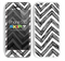 Sketchy Chevron Black and White Skin For The iPhone 5c