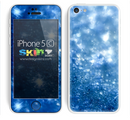 Blue Unfocused Sparkled Print Skin For The iPhone 5c