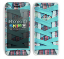 Turquoise Converse Shoestring Skin For The iPhone 5c
