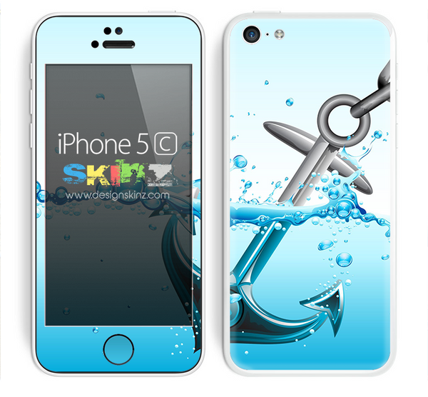 Anchor Splashing Skin For The iPhone 5c