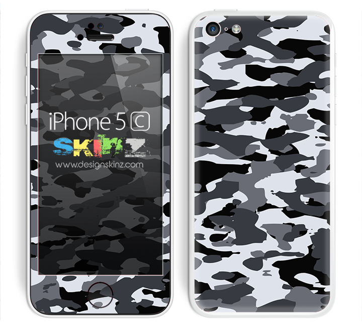 Traditional Snow Camouflage Skin For The iPhone 5c