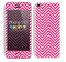 Simple Pink and White Chevron Pattern Skin For The iPhone 5c