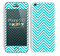 Simple Blue and White Chevron Pattern Skin For The iPhone 5c