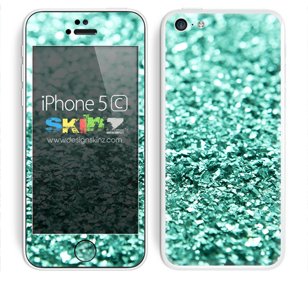 Glimmer Aqua Green Skin For The iPhone 5c