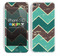 Vintage Tans Chevron Pattern V6 Skin For The iPhone 5c
