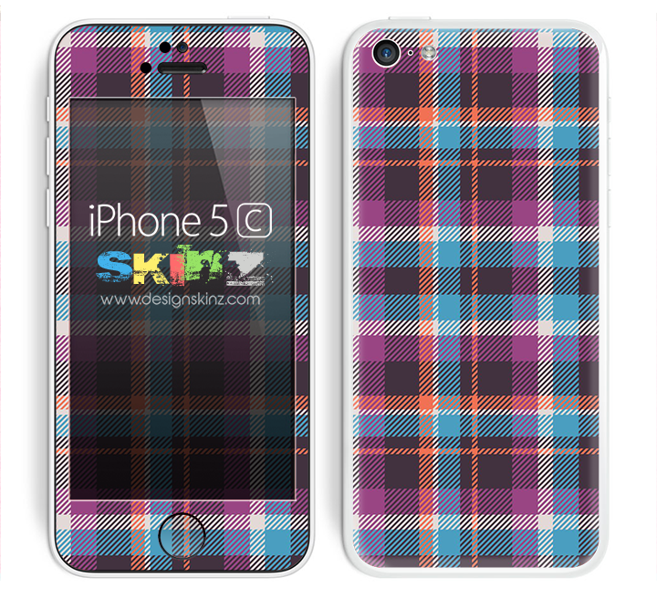 Pink and Blue Paid V2 Skin For The iPhone 5c
