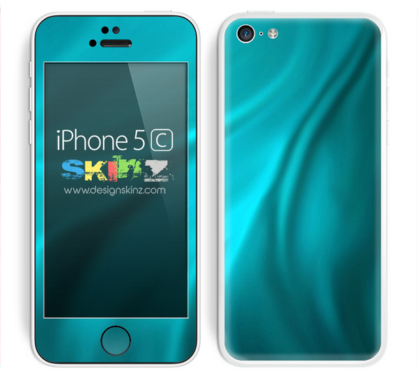 Turquoise Swirled Skin For The iPhone 5c