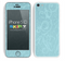 Subtle Blue Laced Floral Pattern Skin For The iPhone 5c