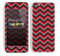 Red and Black Chevron Pattern V2 Skin For The iPhone 5c