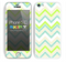 Subtle Bright Green and White Chevron Pattern Skin For The iPhone 5c