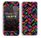 Abstract Bright Colored Chevron Skin For The iPhone 5c