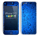 Blue Rain Wet Droplets Skin For The iPhone 5c