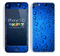 Blue Rain Wet Droplets Skin For The iPhone 5c