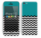 Solid Dark Green Color and Chevron Pattern Skin For The iPhone 5c