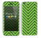 Sketched V3 Chevron Pattern Subtle Green and Black Skin For The iPhone 5c