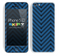 Sketched V3 Chevron Pattern Navy Blue and Black Skin For The iPhone 5c