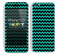 Zig Zag V2 Chevron Pattern Trendy Green and Black Skin For The iPhone 5c