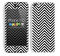 Chevron Pattern V2 Black and White Skin For The iPhone 5c