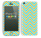 Chevron Pattern V2 Blue and Gold Skin For The iPhone 5c